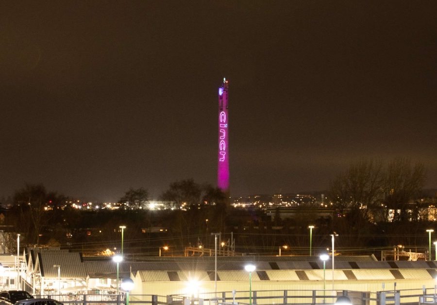 National Lift Tower Northampton - CINCH Laser Projection